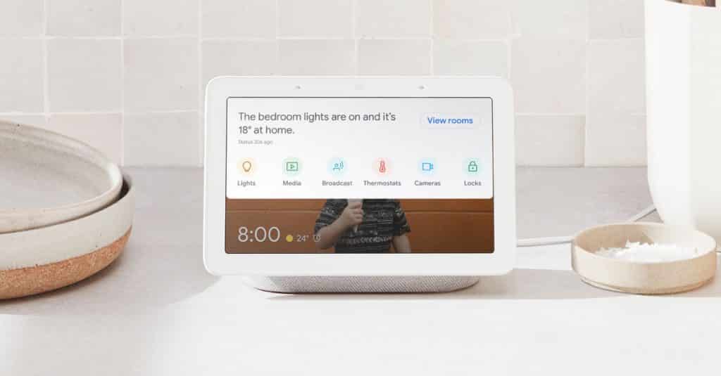 google nest home view