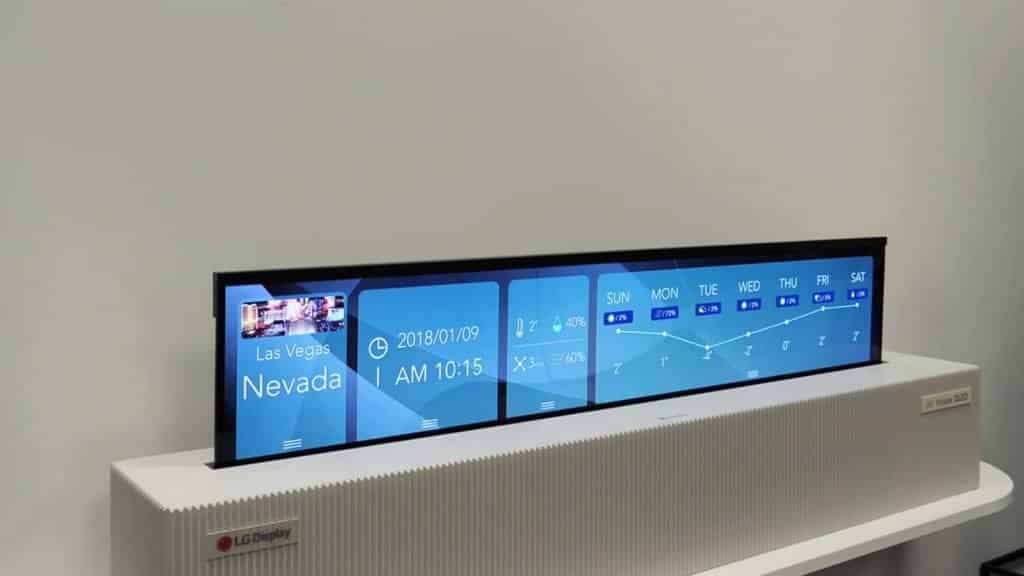 tv arrotolabile LG