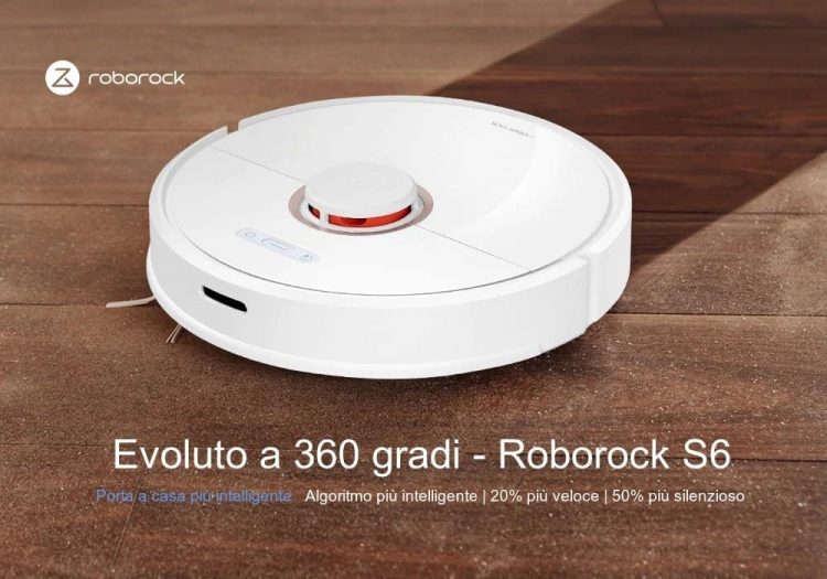 nuovo robot aspirapolvere roborock s6