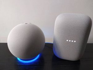 amazon echo 4 vs google nest audio confronto differenze