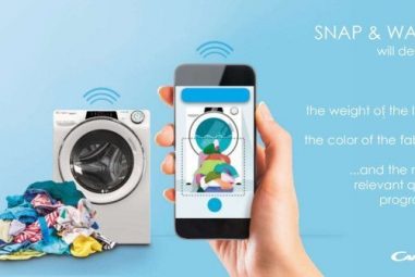 Candy: la lavatrice smart che sceglie il programma in base alle foto del tuo bucato
